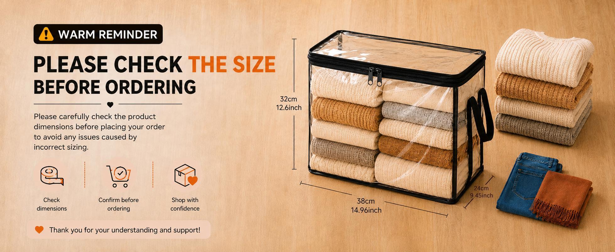 Large Clear Thick Plastic Storage Box with Hinged Lid, Heavy-Duty Durable High-Capacity Organizer for Home, Moving, Attic