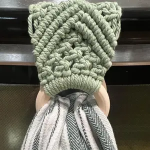 Macrame Towel Hanger
