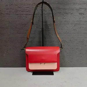 Pre-owned MARNI Leather Shoulder Bags 7.8'' R2589 Shoulder Bag C14306224967 0608 T5 Qiqi