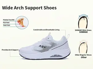 AOV Women Comfort Athletic Sports Shoes Walking Shoes Non Slip Air Sneakers