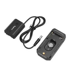 SmallRig NP-F Battery Adapter Mount Plate with NP-FZ100 Dummy Battery, for A7R V, A7 IV, A7S III, A7C II, A7CR, with USB-C Port and Dual DC Outputs Compatible with NP-F970, NP-F550, NP-F770-4341