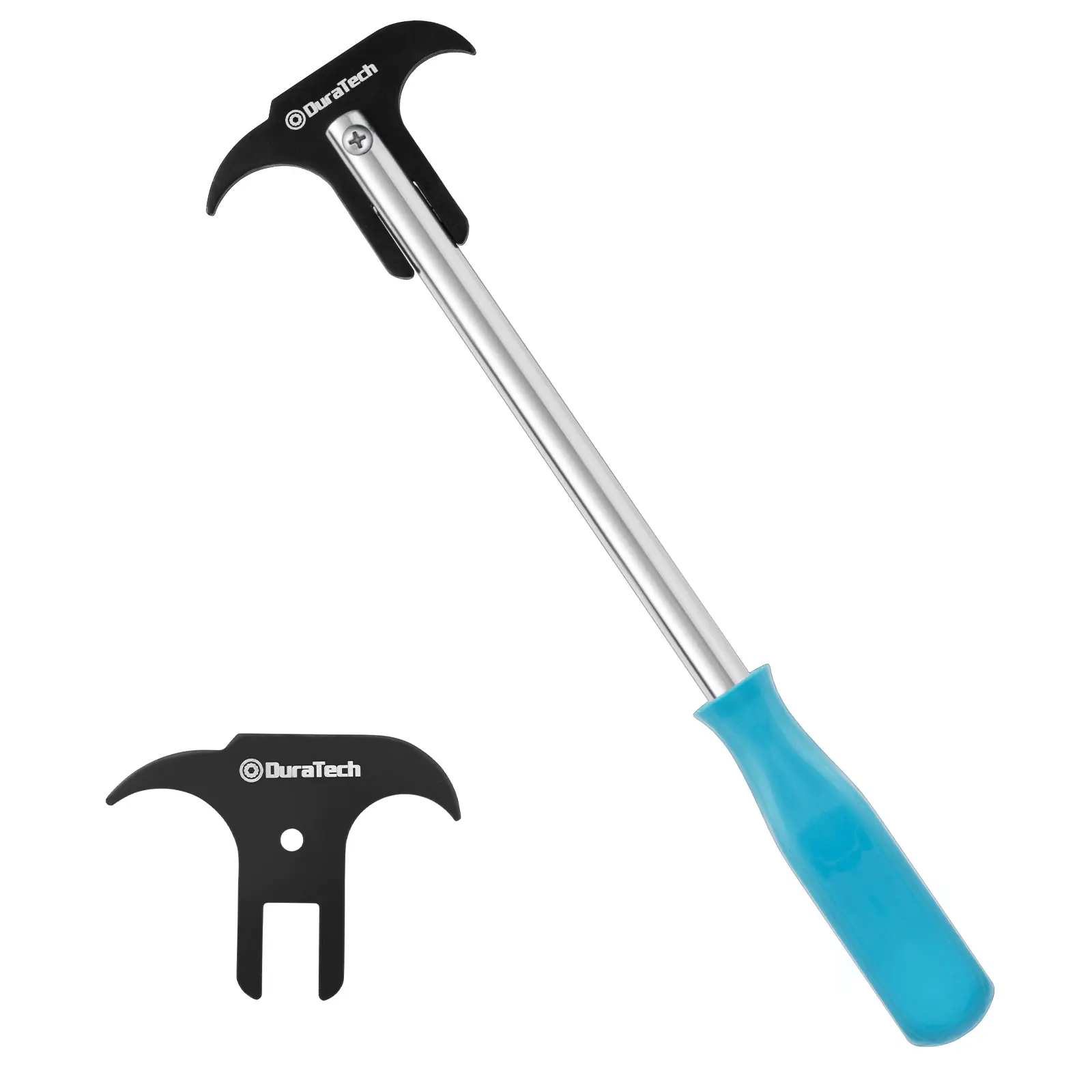 #fathersdaygift DURATECH Seal Puller with Extra Blade, Heat Treated Steel, Dual Hook Tips for Oil and Grease Seals Removal