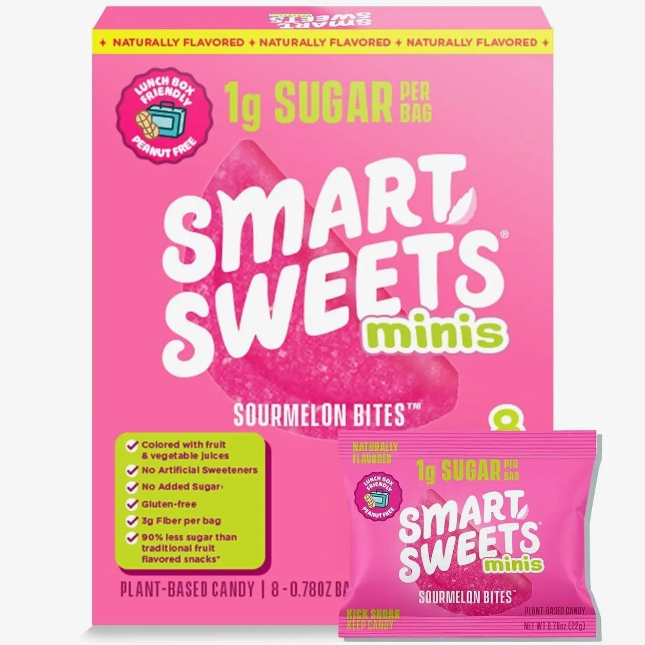 Smart Sweets Sourmelon Bites Multipack, 6.24 Ounce