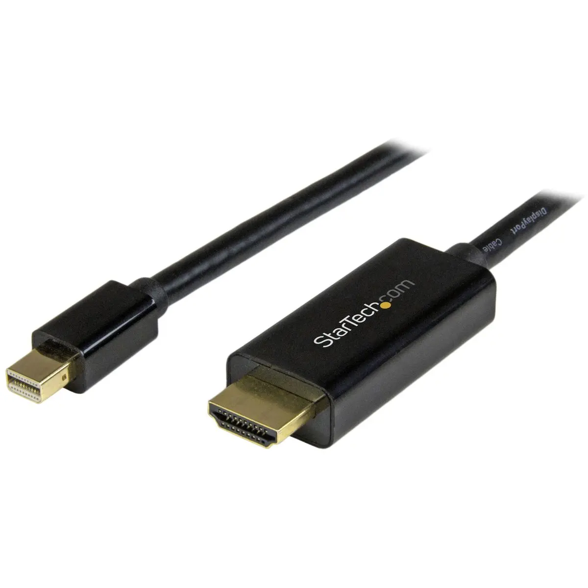 StarTech 3' Mini DisplayPort to HDMI Converter Cable, Black