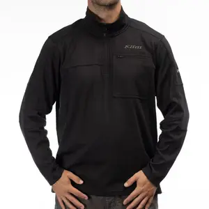 KLIM GLACIER 1/4 ZIP - BLACK