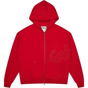 Godspeed OG Logo Zip Up Hoodie Double Red