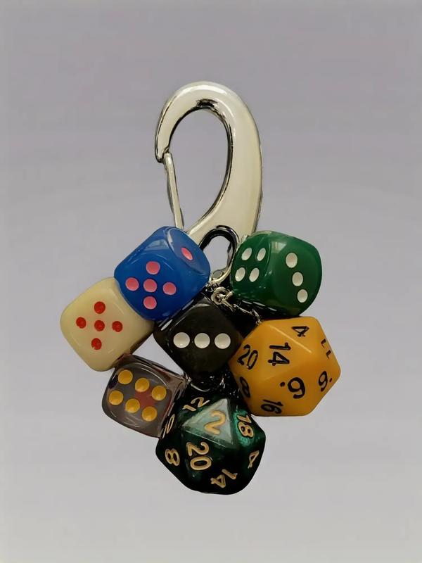Dice Design Keychain, Fashionable Keychain for Women & Men, Trendy All ...