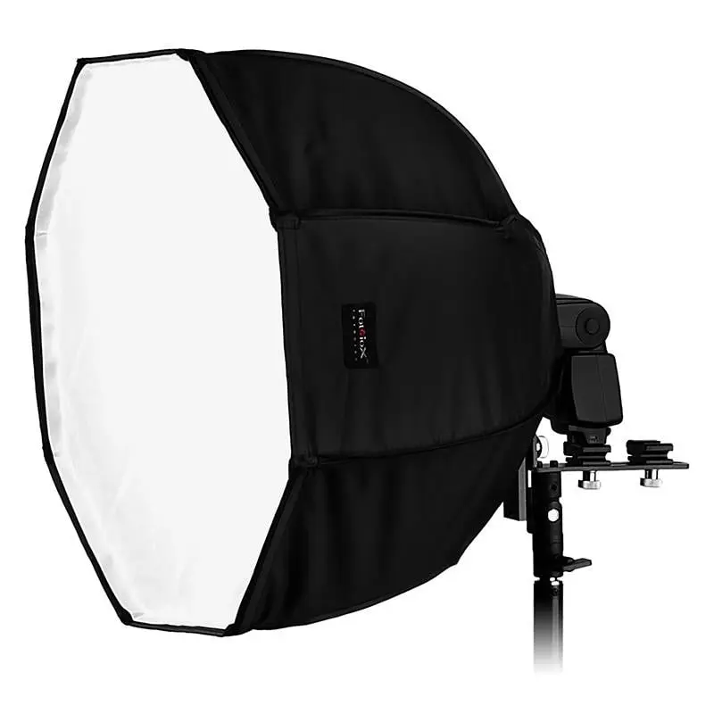 24 in. EZ Pro-Mini Octagon Softbox Lights, Compatible with Nikon Flash, Canon Speedlight, Camera Accessories