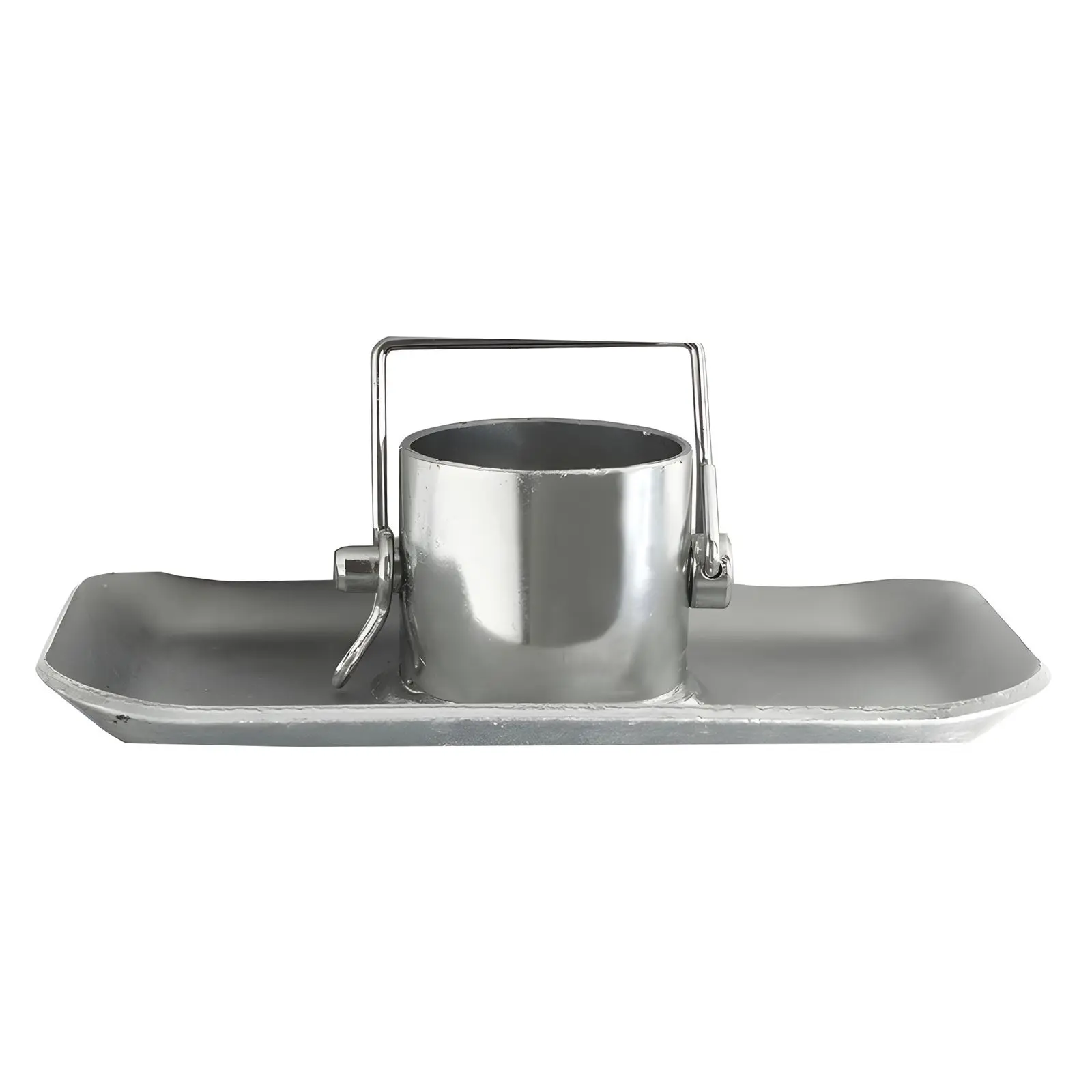 Jeremywell Trailer Jack Foot Plate 5000 lbs Capacity with Pin Base for A-Frame Boat RV Camper Removable