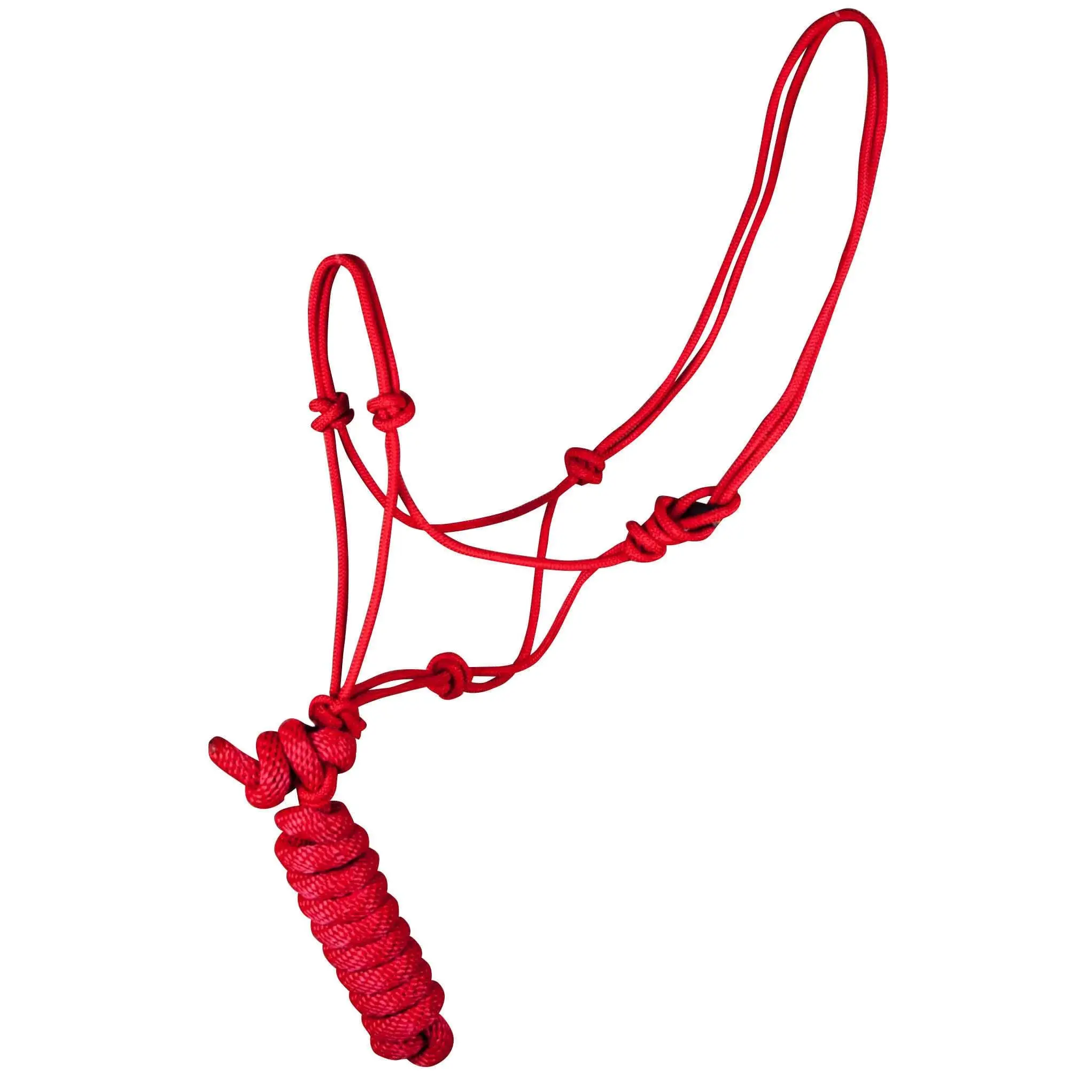 Jeffers Poly Braided Rope Horse Halter with Lead Jeffers Poly Braided Rope Horse Halter with Lead