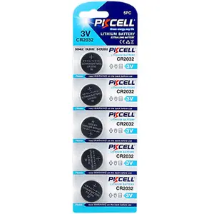 PK Cell  3.0V Lithium Manganese Dioxide Battery, Pack of 5