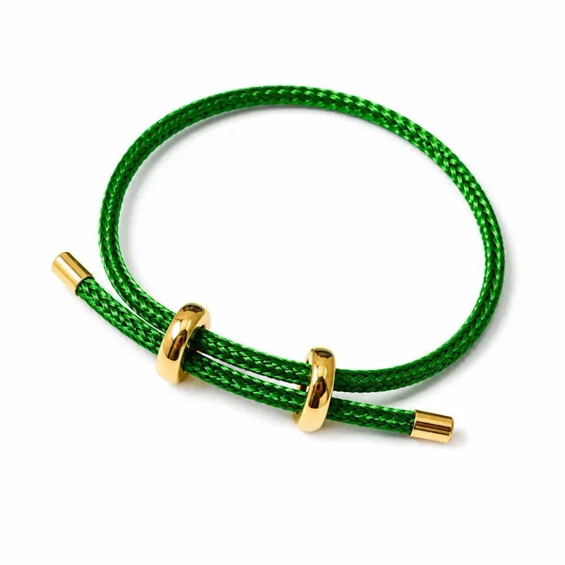Semi-Finished Emerald Bracelet, Verde Fortuna Jewelry Accessory