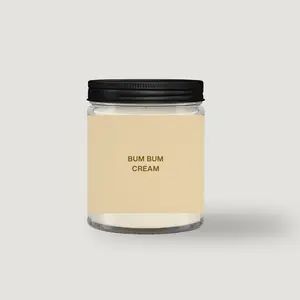 Bum Bum Cream 8 oz Single Wick Candle | Sweet Pistachio Coconut Vanilla Scent | Coconut Apricot Wax Luxury Candle | Summer Glow Fragrance