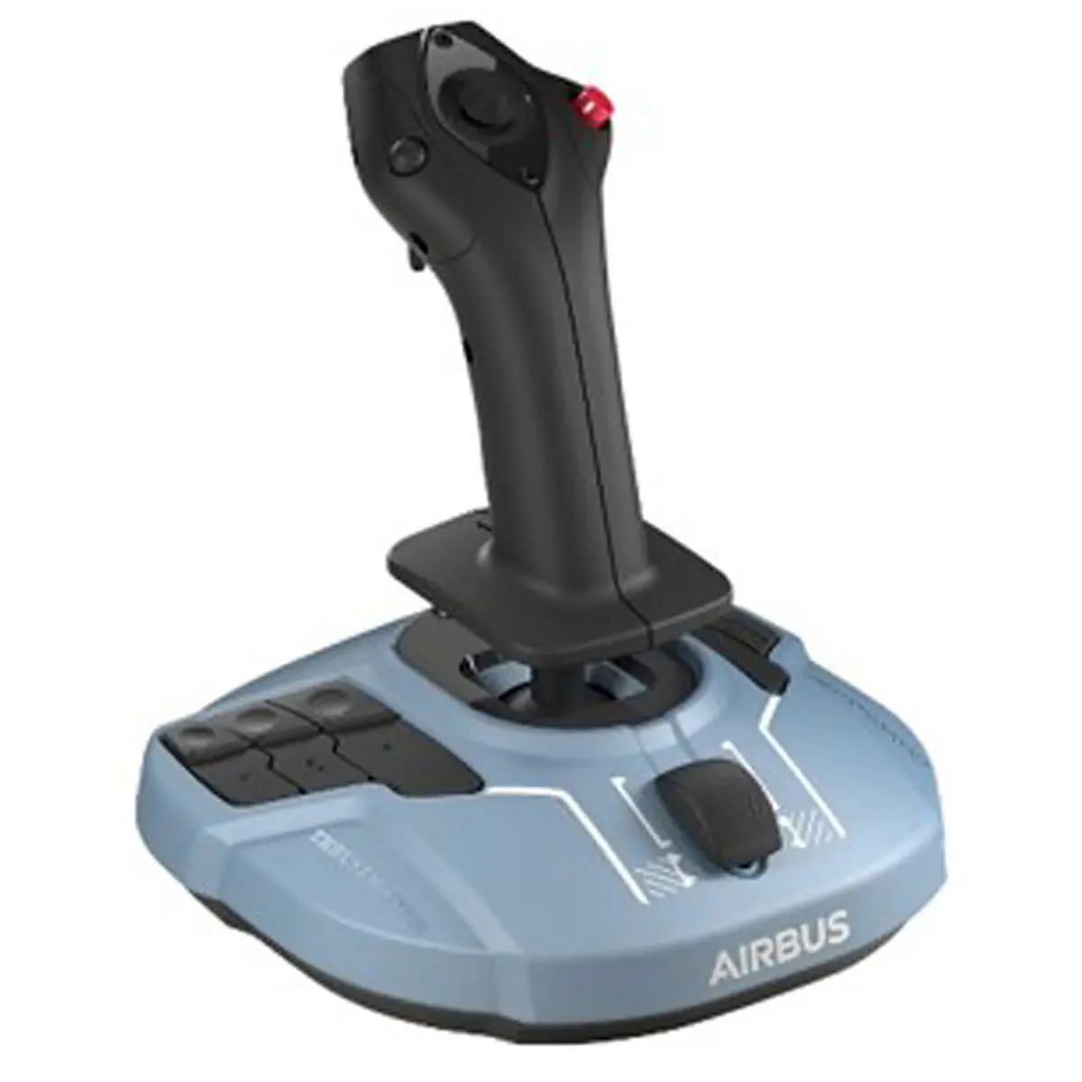 Thrustmaster TCA Airbus Edition Magnetic Joystick - Grayish Blue Handle with Plug-and-Play Functionality and Responsive Buttons for Gaming Consoles, Controller