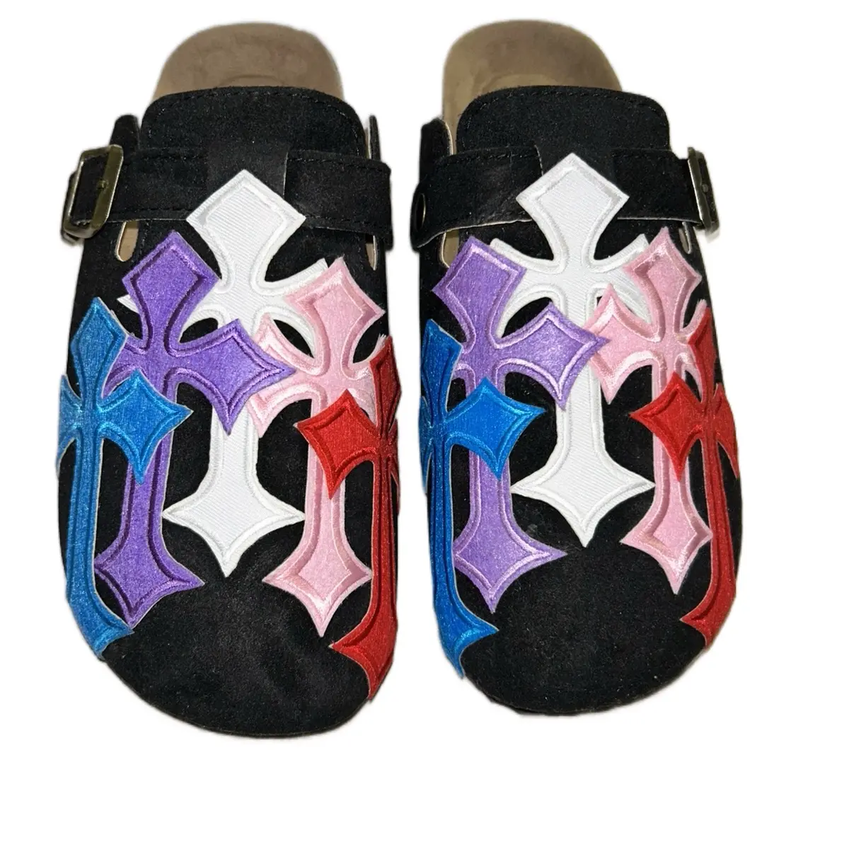 Custom Chrome Heart Clogs for Women - Lightweight and Durable Walking Shoes - Girl