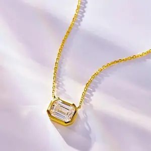 Kelly 5 Carat Diamond Crystalline Necklace in Gold