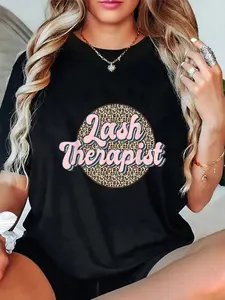 100% Cotton Lash Therapist Eyelash Stylist Lash Artist Lash Tech T-Shirt