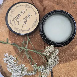 Healing Yarrow Salve – All-Natural Herbal Balm for Soothing Skin Relief | Yarrow + Grapeseed + Calmimg Lavender
