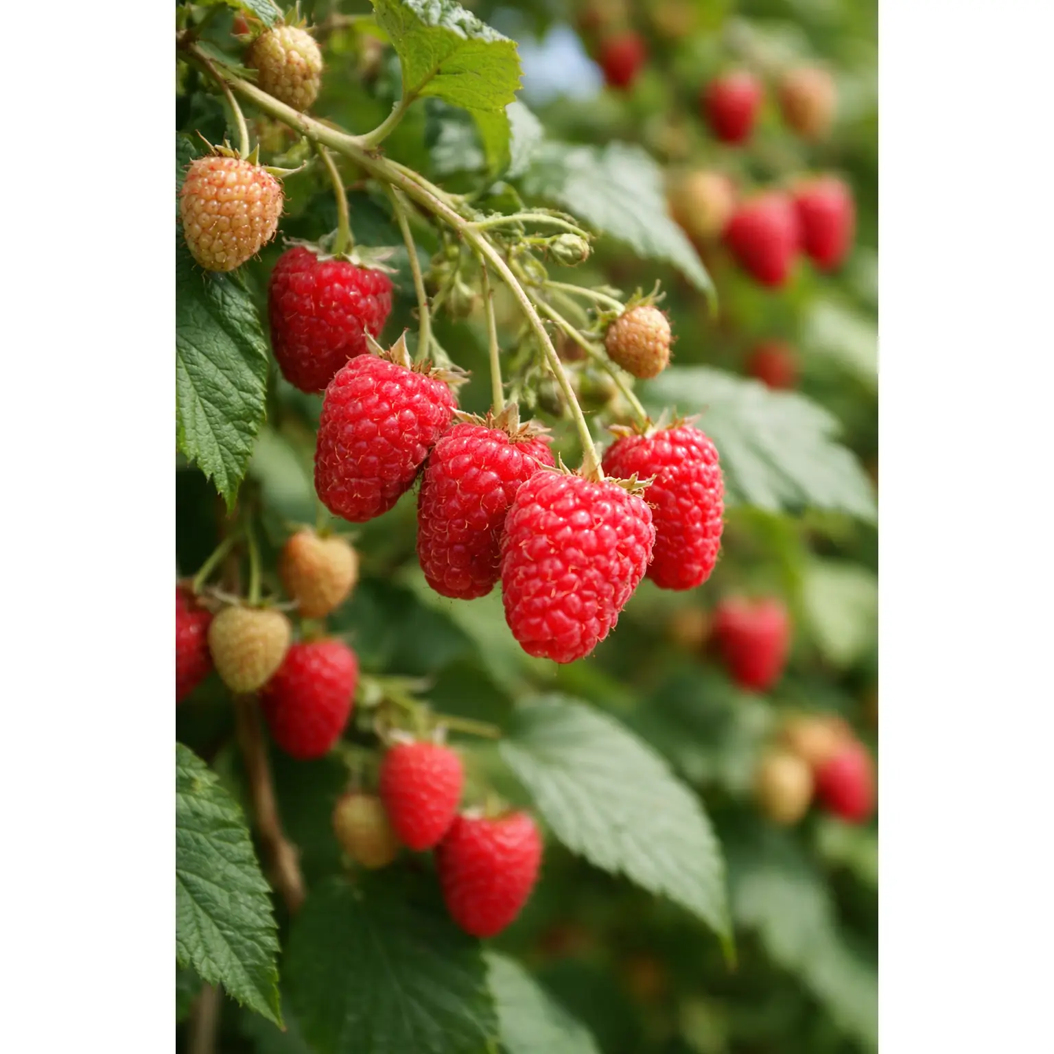 Joan J Raspberry Plants | Bare Root, 1 Year Old Thornless Everbearing | Hand Picked Nursery