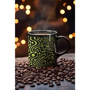 Lando Norris Pattern Coffee Cup, Racing Mug, McLaren Fan Gift