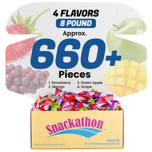 Hi-Chew Fruit Chew Candy, 4 Flavor Variety Pack, 8 lb (660+ Pieces)