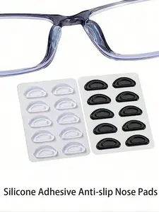Non-slip Silicone Nose Pads, Comfortable Eyewear Accessories for All Types of Glasses, Durable and Lightweight Design Glasses Accessories, Glasses Grips