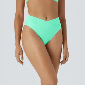 Halara Crossover Bikini Bottom Swimsuit