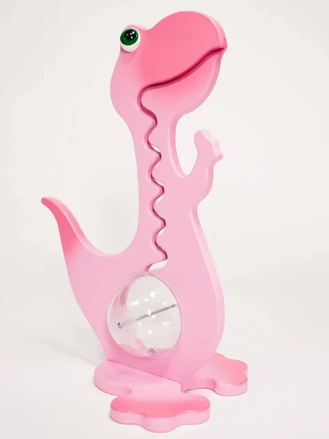 Big Belly Banks 23" Pink Dinosaur Piggy Bank