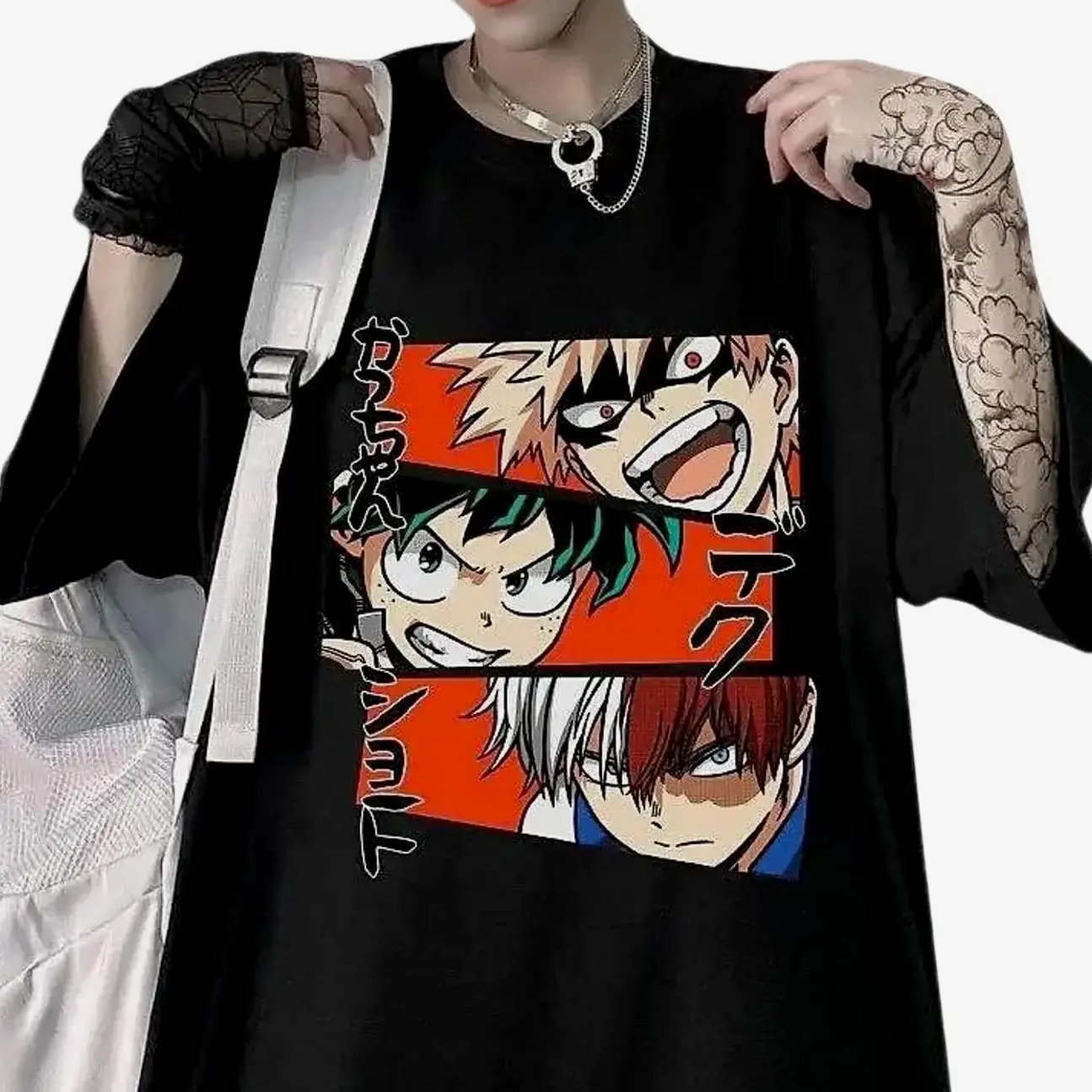 My Hero Academia shirt, Anime shirt, Manga Lover Shirt, Graphic Tee Unisex Cotton Crewneck Shirt Round Neck Fabric