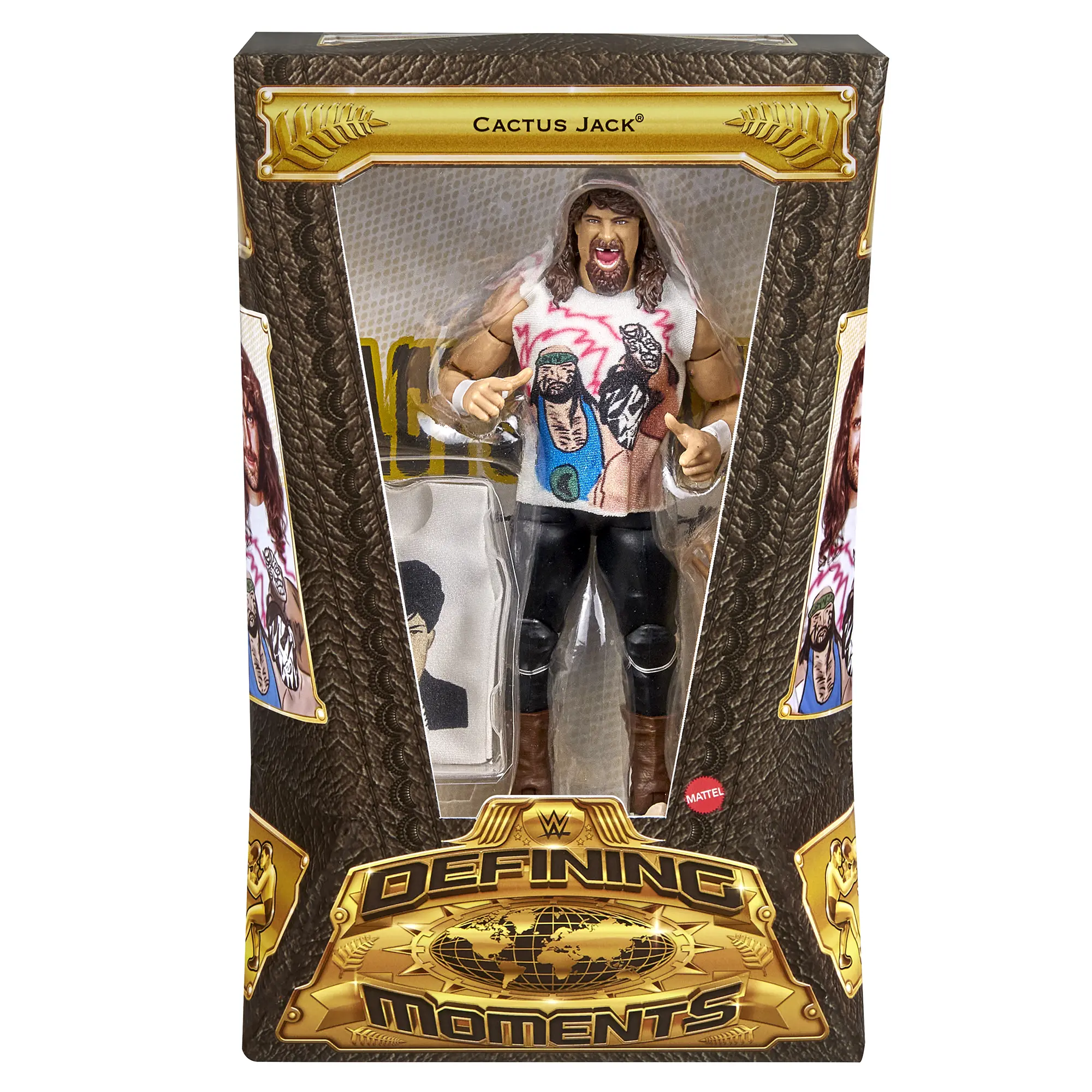 ECW Cactus Jack (with Shirts) - WWE 2026 Defining Moments (Wave 4) Ringside Exclusive Mattel WWE Toy Wrestling Action Figure