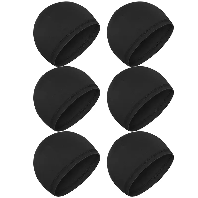 Cooling Skull Cap Set, 6-Piece Helmet Liners, Sweat-Wicking Running Beanies, Ideal for Cycling & Outdoor Sports, Unisex Design, Kits