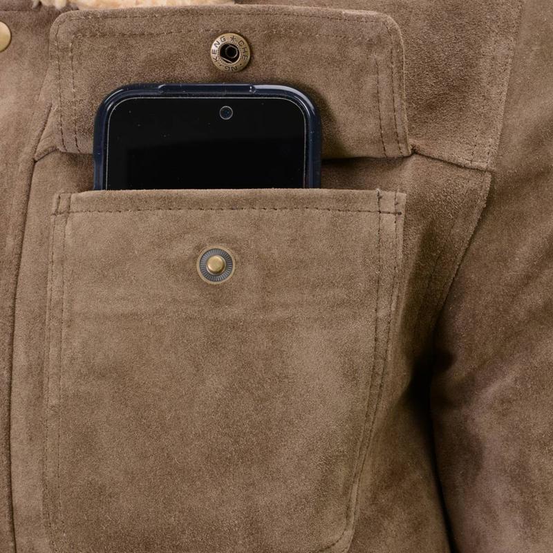 Milwaukee Leather Vintage Men's Classic Suede Leather Fashion Coat Jacket | SFM