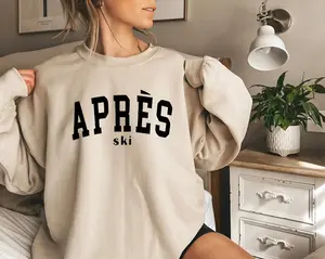Apres Ski Sweatshirt, Apres Ski Sweater, Gifts for Ski Bums, Winter Sport Sweater, Gıft For Women Men, Gift for Skiers