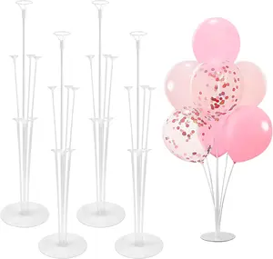 Balloon Stand Kits Balloon Sticks Holder with Base for Table Graduation Birthday Baby Shower Gender Reveal Party Decorations