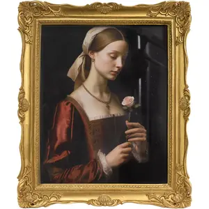 8x10 Picture Frame , Textured Antique Picture Frames with Embossed Flower Design, Ornate Frame for 8x10 Photo,  Antique Frames Tabletop & Wall Hanging, Home Decor