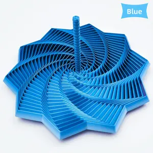 New 3D Printed Handle Carrot Tower Illusion Stress Relief Toy Spiral Tower Fidget Star Stress Relief Artifact