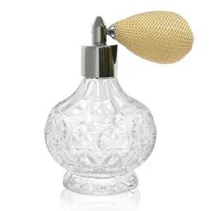BarConic® Vintage Glass Atomizer Bottle, 100ml - Tan