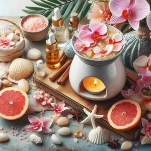 Sea Salt & Orchid Soy Wax Melts | Clamshell