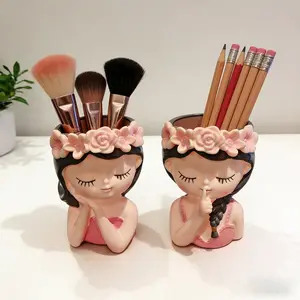 Cute Creative Fairy Pen Holder Organizer, Beautiful Small Desk Accessory, Perfect for Office and Home Use, Stylish Stationery Storage