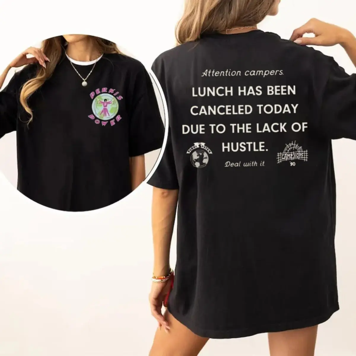 Lunch Has Been Cancelled T Shirt, Heavyweights, Ben Stiller, Heavyweights Movie, Perkis Power, Unisex Short Sleeve Tee