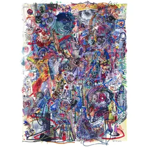 Michael Alan Alien "Life is Crazy" 11"x14" fine art print