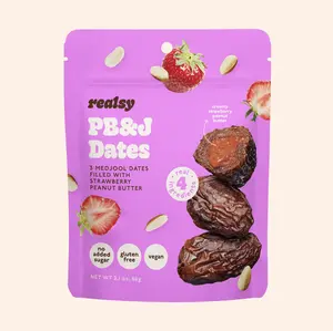 Realsy PB&J Stuffed Medjool Dates 2.1 oz Realsy PB&J Stuffed Medjool Dates 2.1 oz