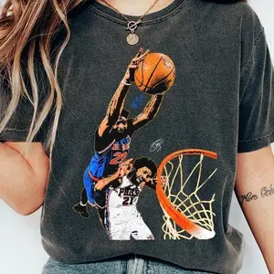 Mitchell Robinson Dunk Joel Embiid Vintage Shirt