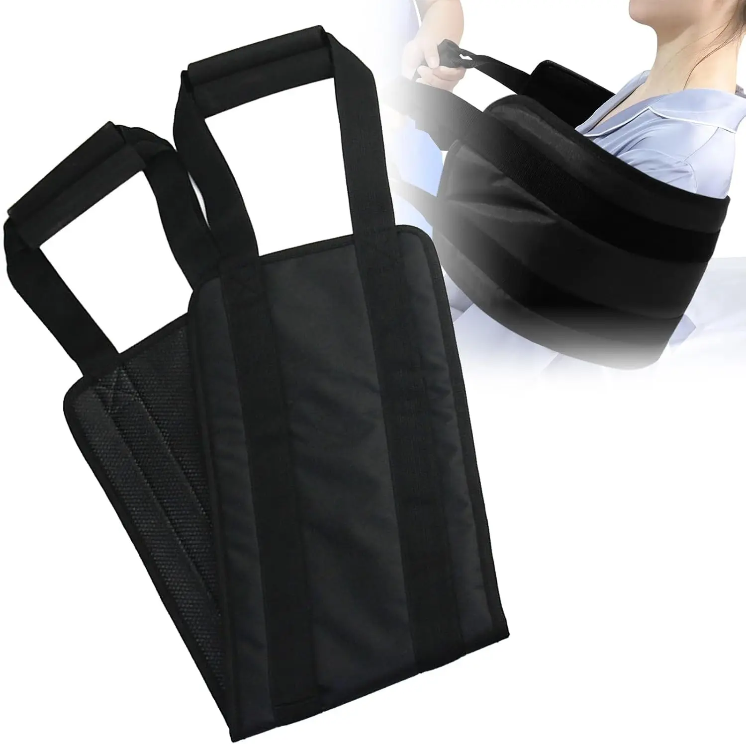Nursing Sling for Patient Elderly Safety Lifting Aids Home Bed Assist Handle Back Lift Mobility Belt Gait Belts for Disabled Injured 31 Inch