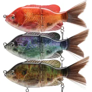 BocBoz Fishing Lures Multi Jointed Swimbaits for Bass,Walleye,Trout,Crappie,Glide Baits for Saltwater Freshwater,Muskie fishing lures Jointed lures Real lures for troutlures fishing,good fishing tackle