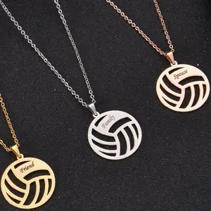 Personalized Volleyball Name Necklace