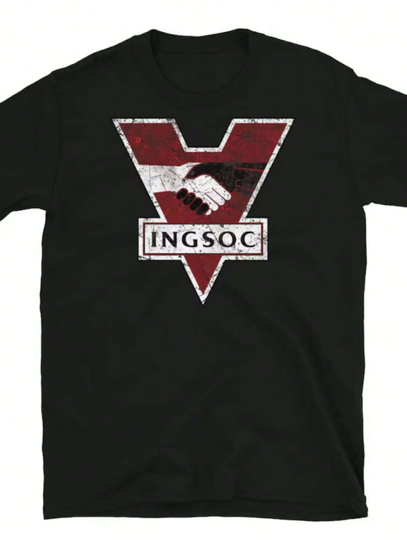 Women's Colorful Short-Sleeve 1984 George Orwell INGSOC Top, Casual T-Shirt Tee