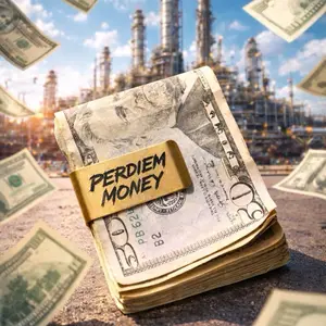 “PERDIEM MONEY” MONEY CLIP