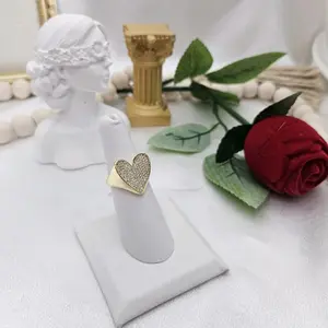 valdiviajewelry #2286 Heart-ring, 14k Gold Plated, High Quality