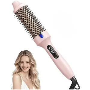 Thermal Brush Get Voluminous Hair Styling - 1.5 Inch Round, Adjustable Temperature